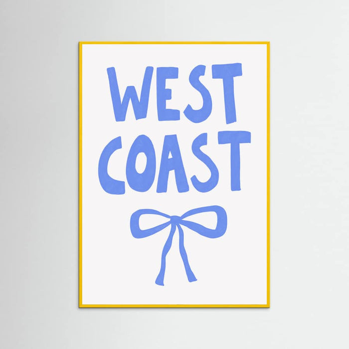West Coast Poster – poster and art print