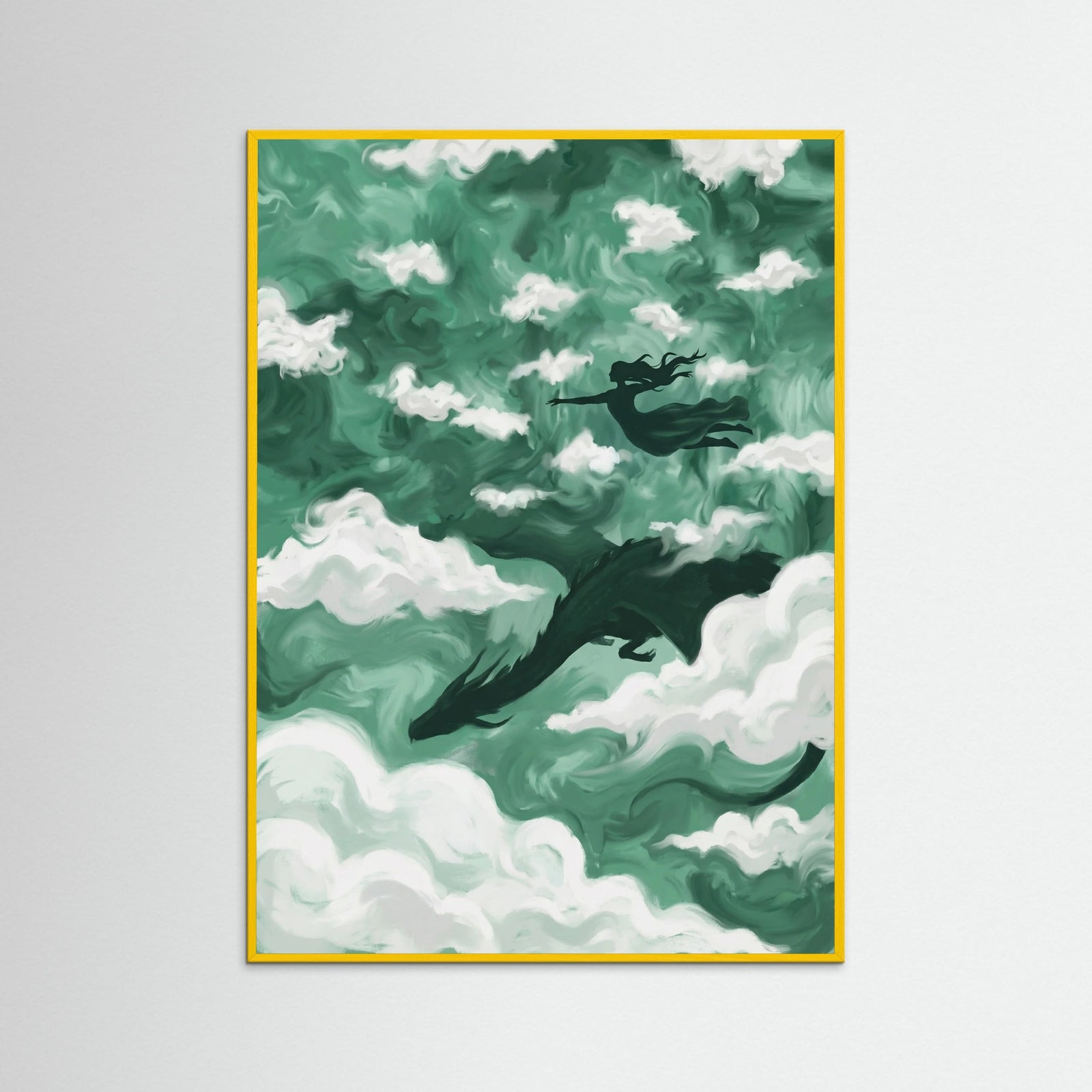 Yellow Wood Whimsical Ascent