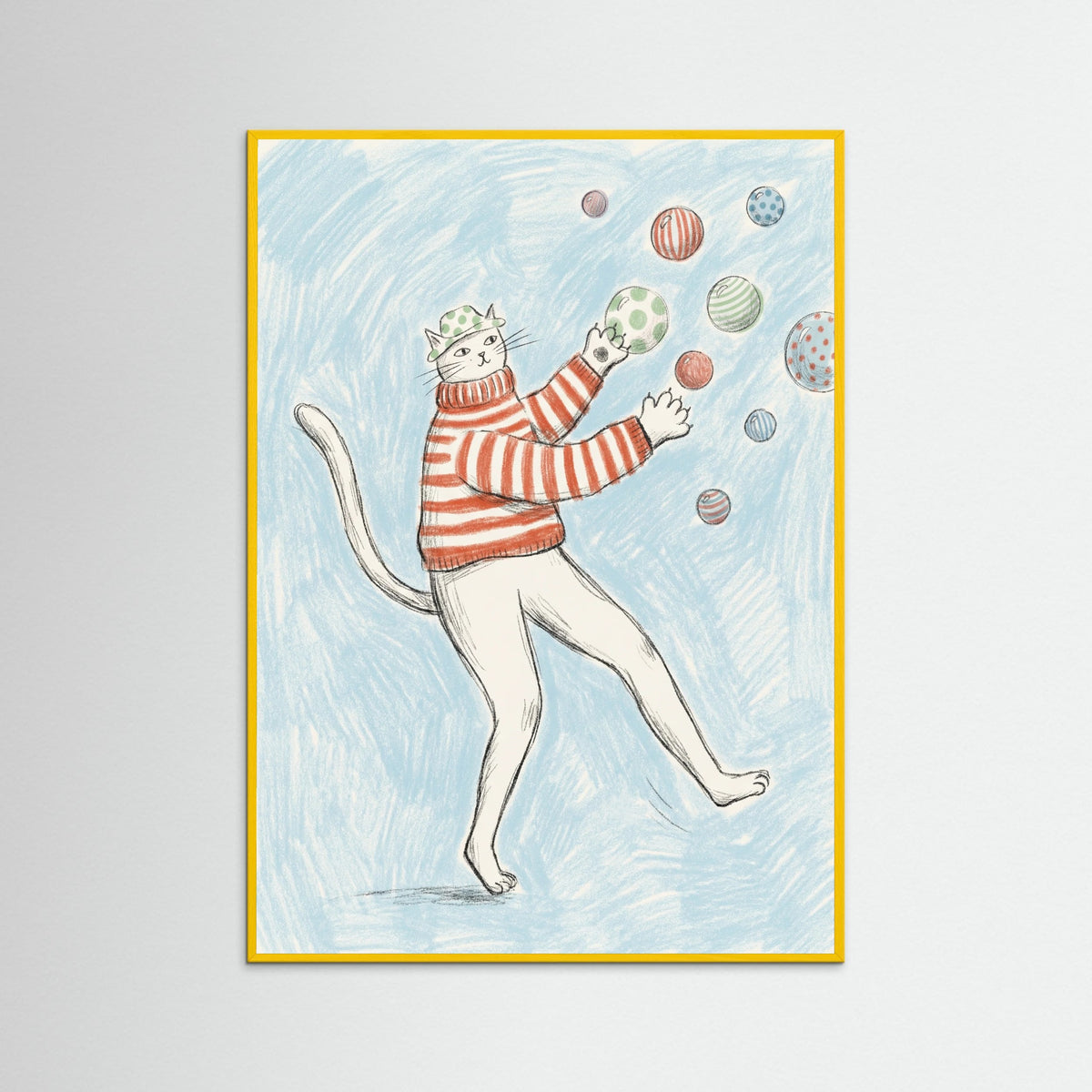 Yellow Wood Whimsical Balance