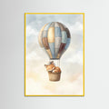 Yellow Wood Whimsical Bear Journey