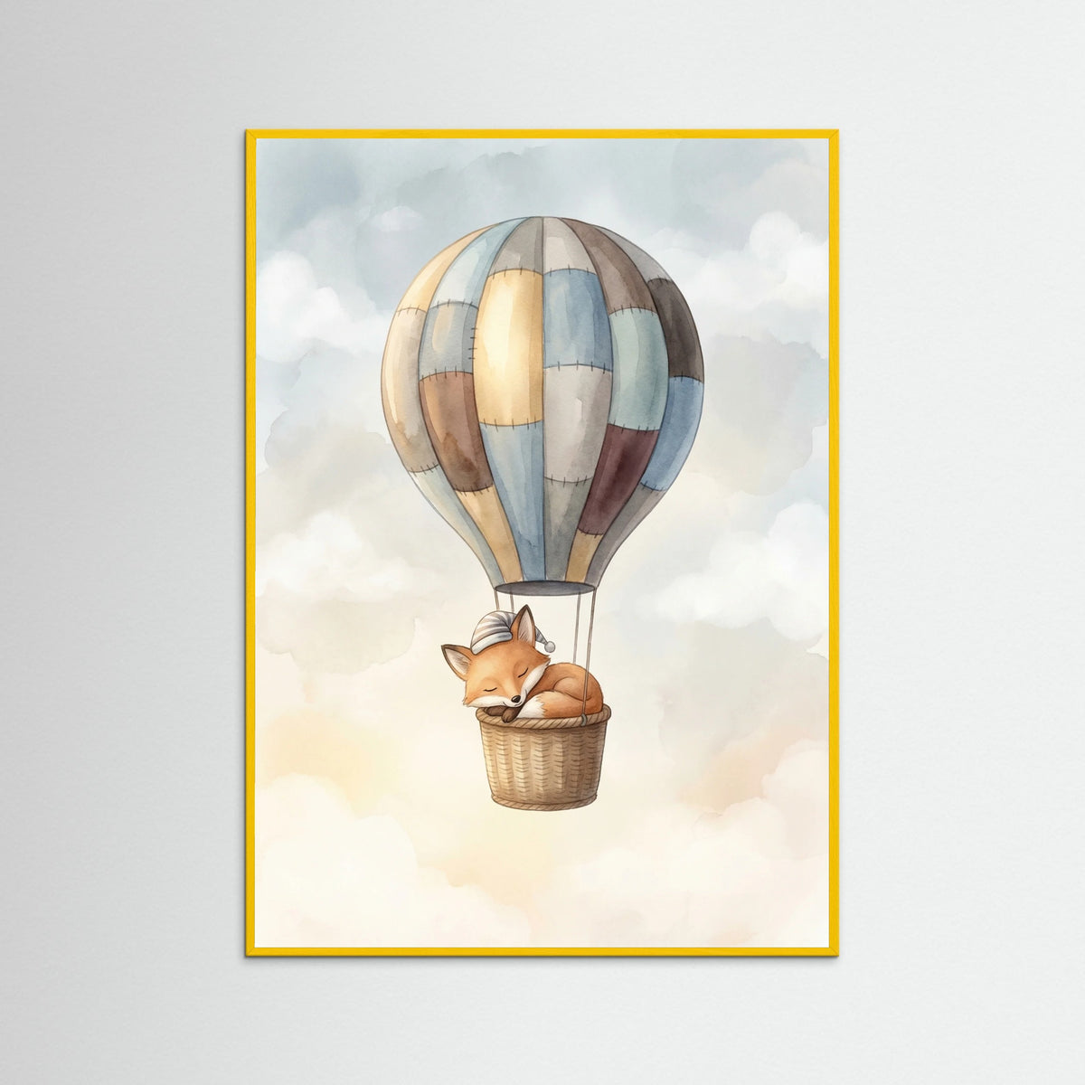 Yellow Wood Whimsical Bear Journey