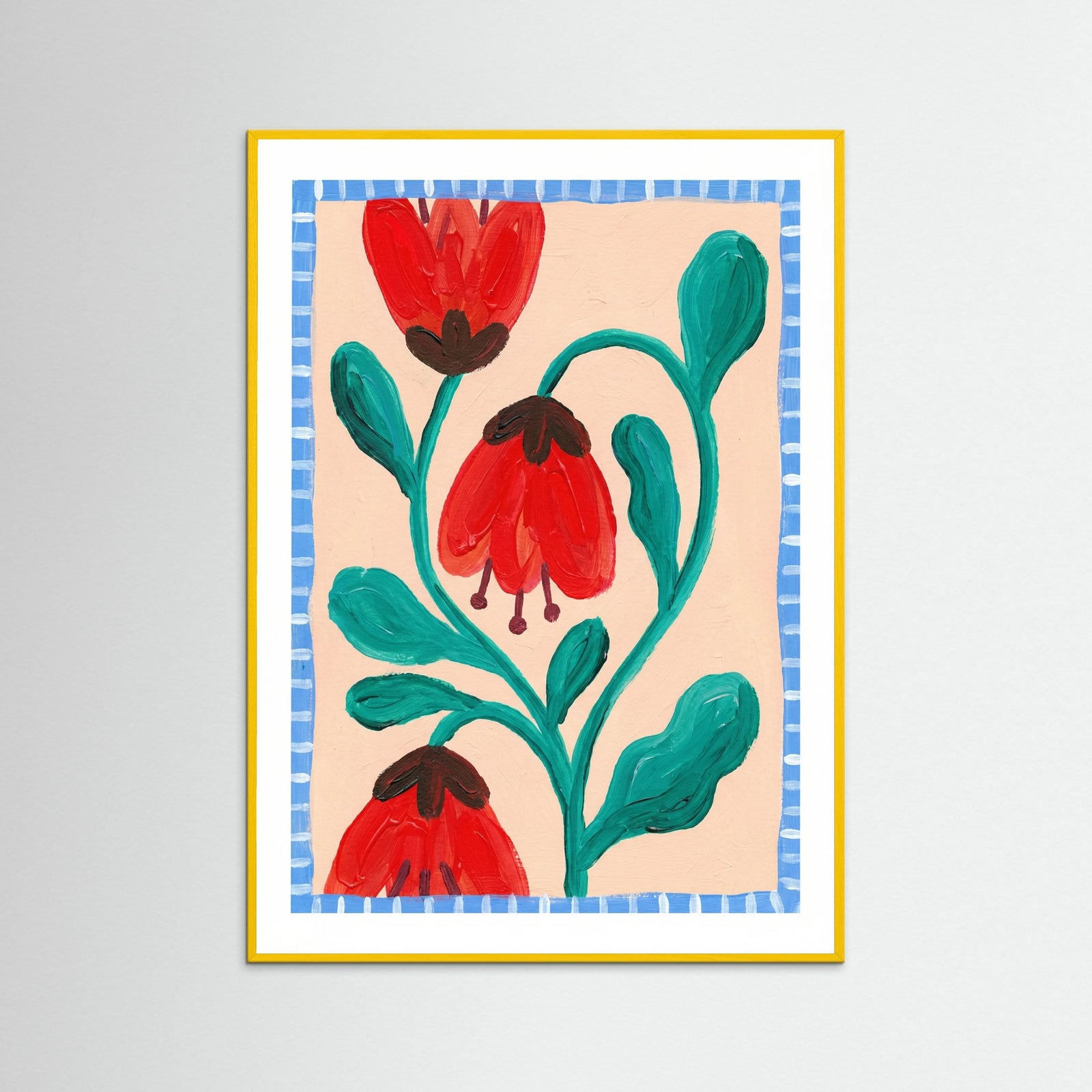 Yellow Wood Whimsical Bloom