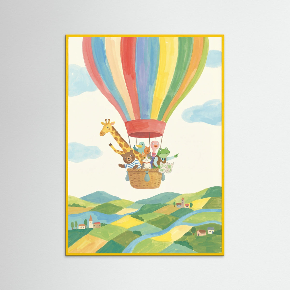 Yellow Wood Whimsical Bus Ride