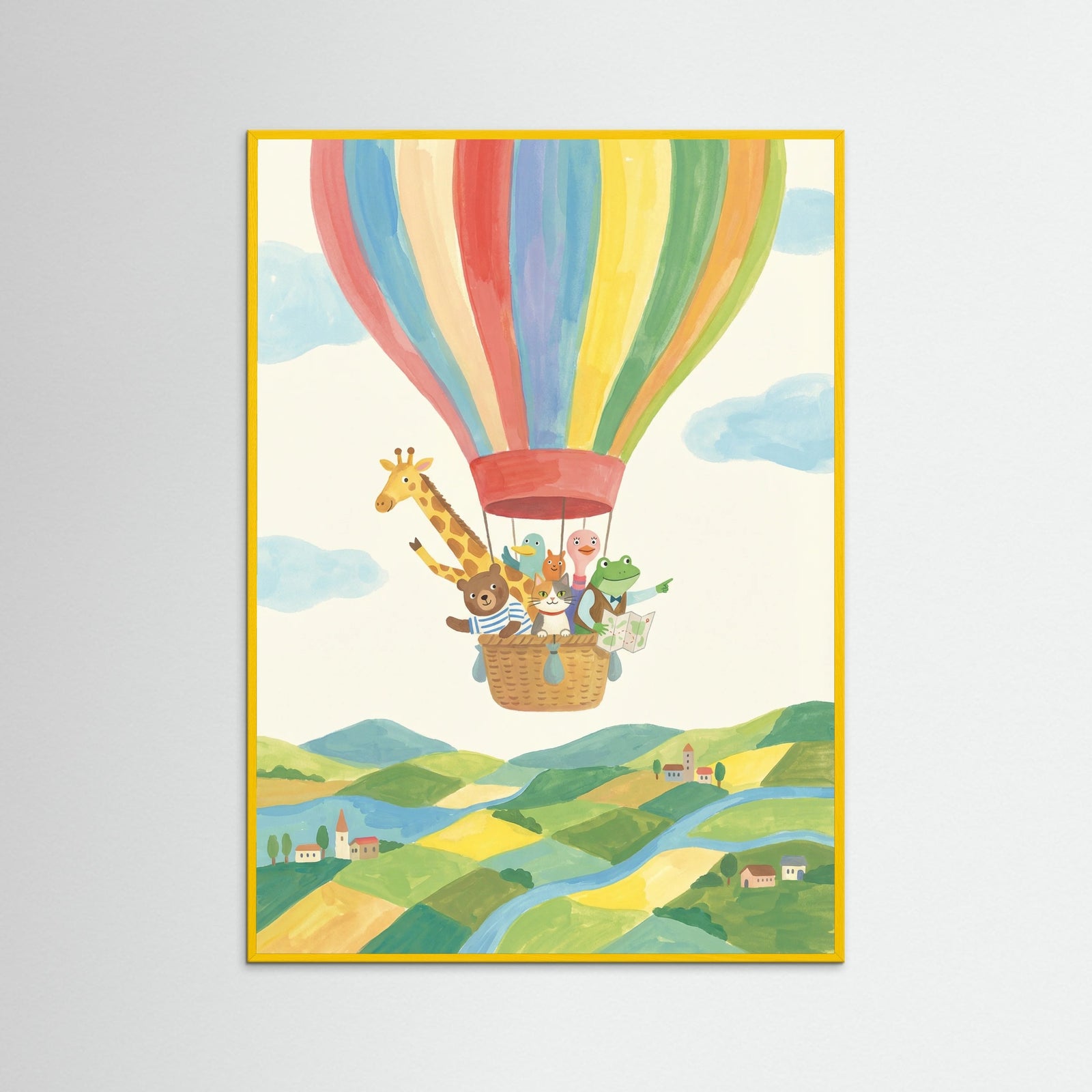 Yellow Wood Whimsical Bus Ride