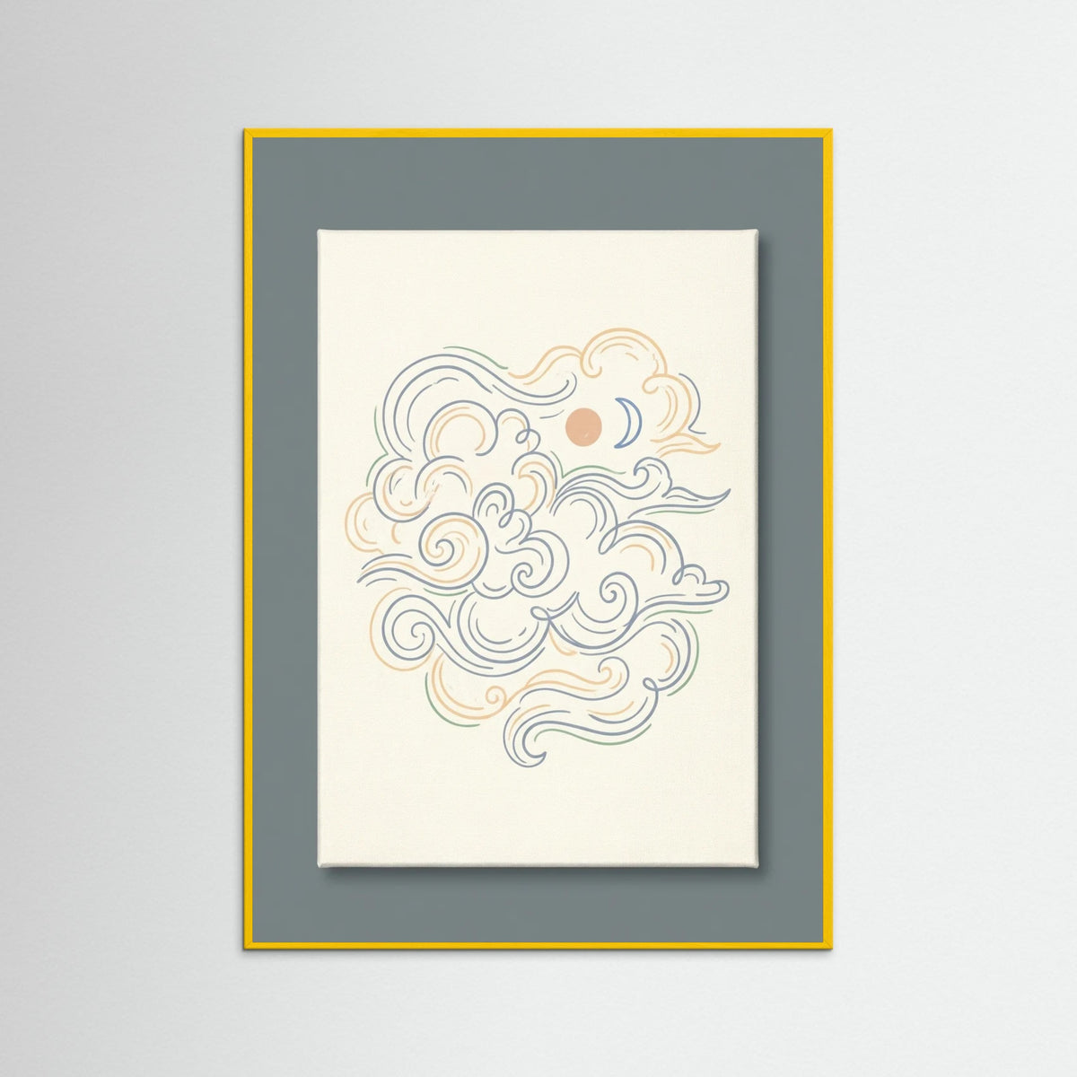 Yellow Wood Whimsical Echoes