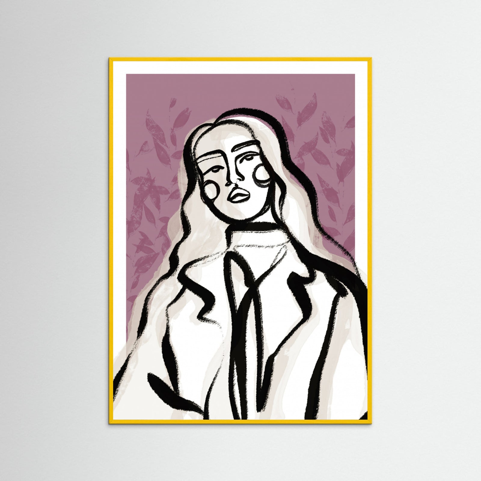 Yellow Wood Whimsical Essence Poster