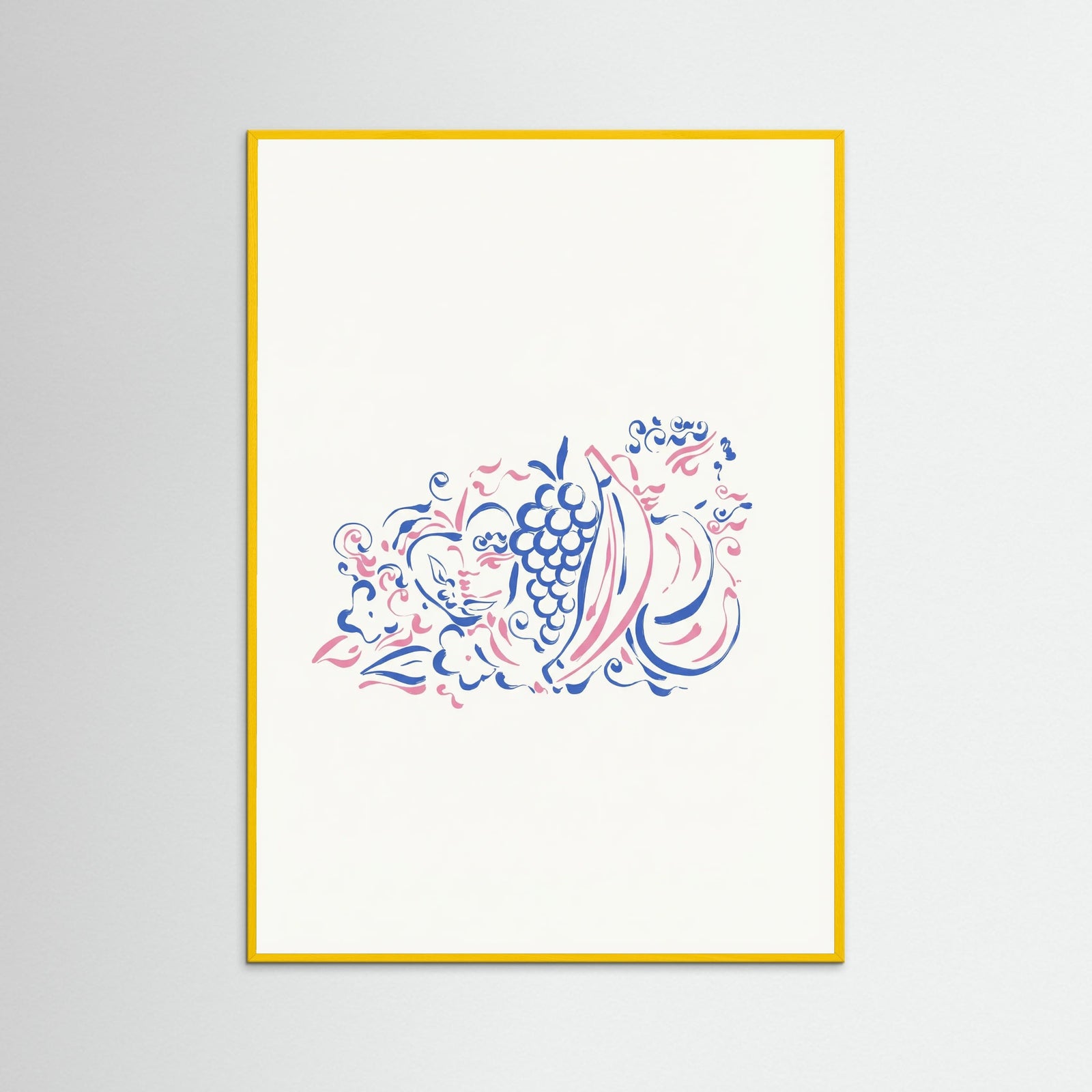 Yellow Wood Whimsical Fruit Medley