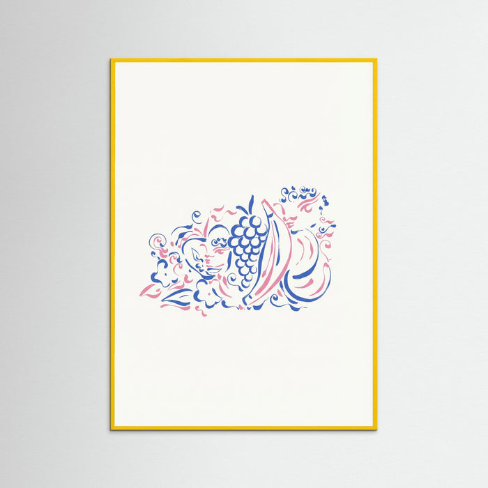 Yellow Wood Whimsical Fruit Medley