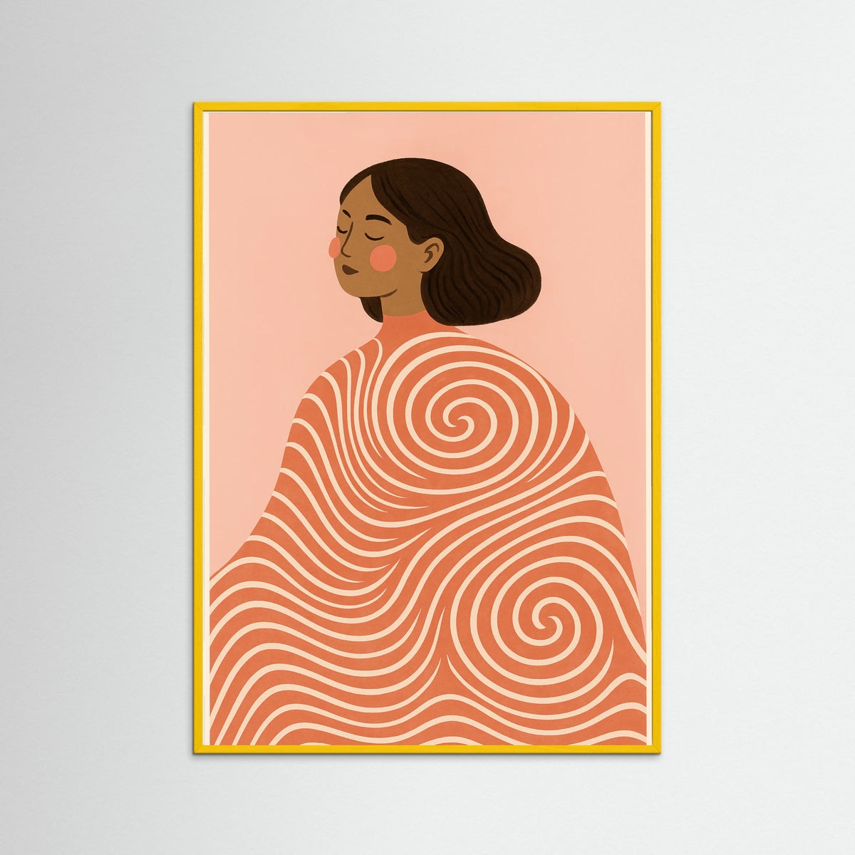 Yellow Wood Whimsical Serenity