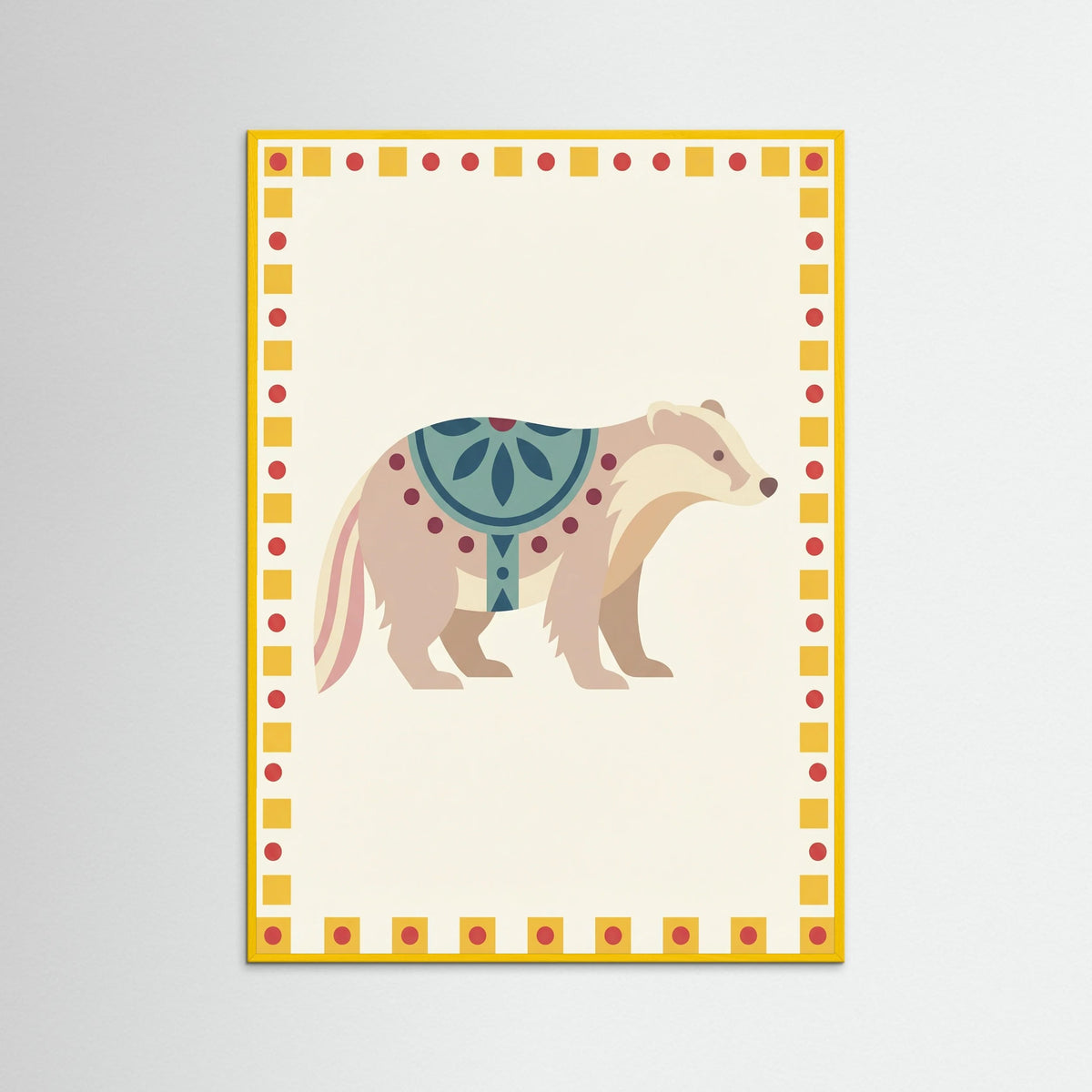 Yellow Wood Whimsical Steed