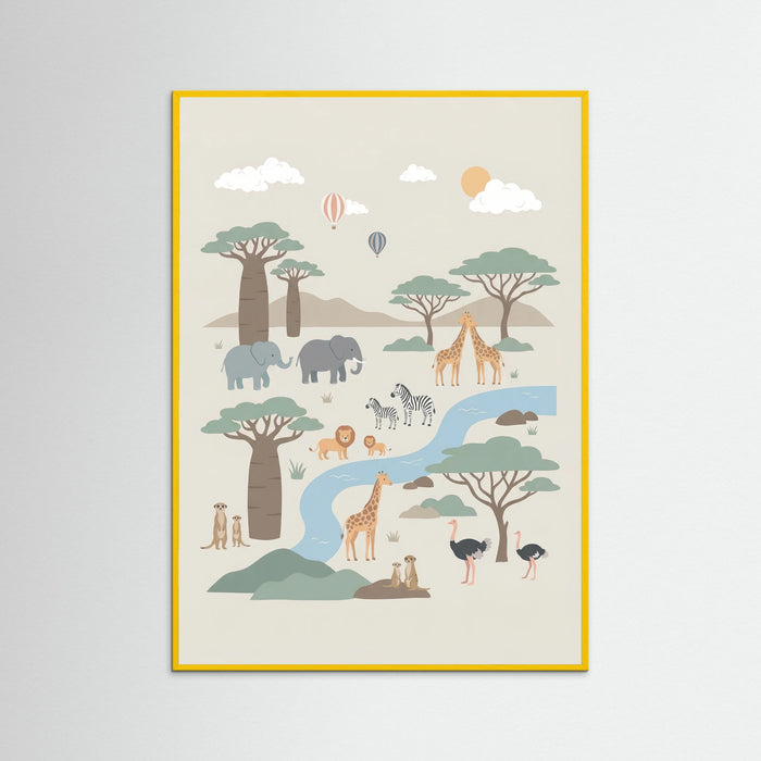 Yellow Wood Whimsical World Atlas
