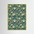 Yellow Wood Wild Tulip Pattern