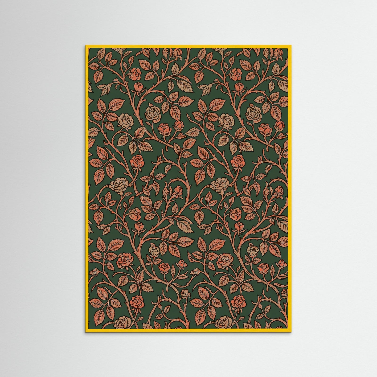 Yellow Wood Willow Bough Pattern