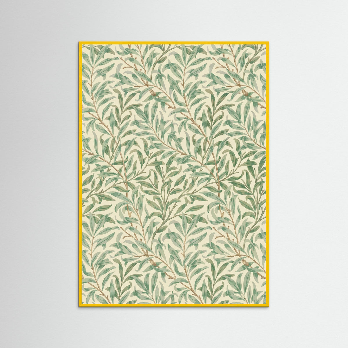 Yellow Wood Willow Boughs Motif