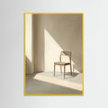 Yellow Wood Window Light