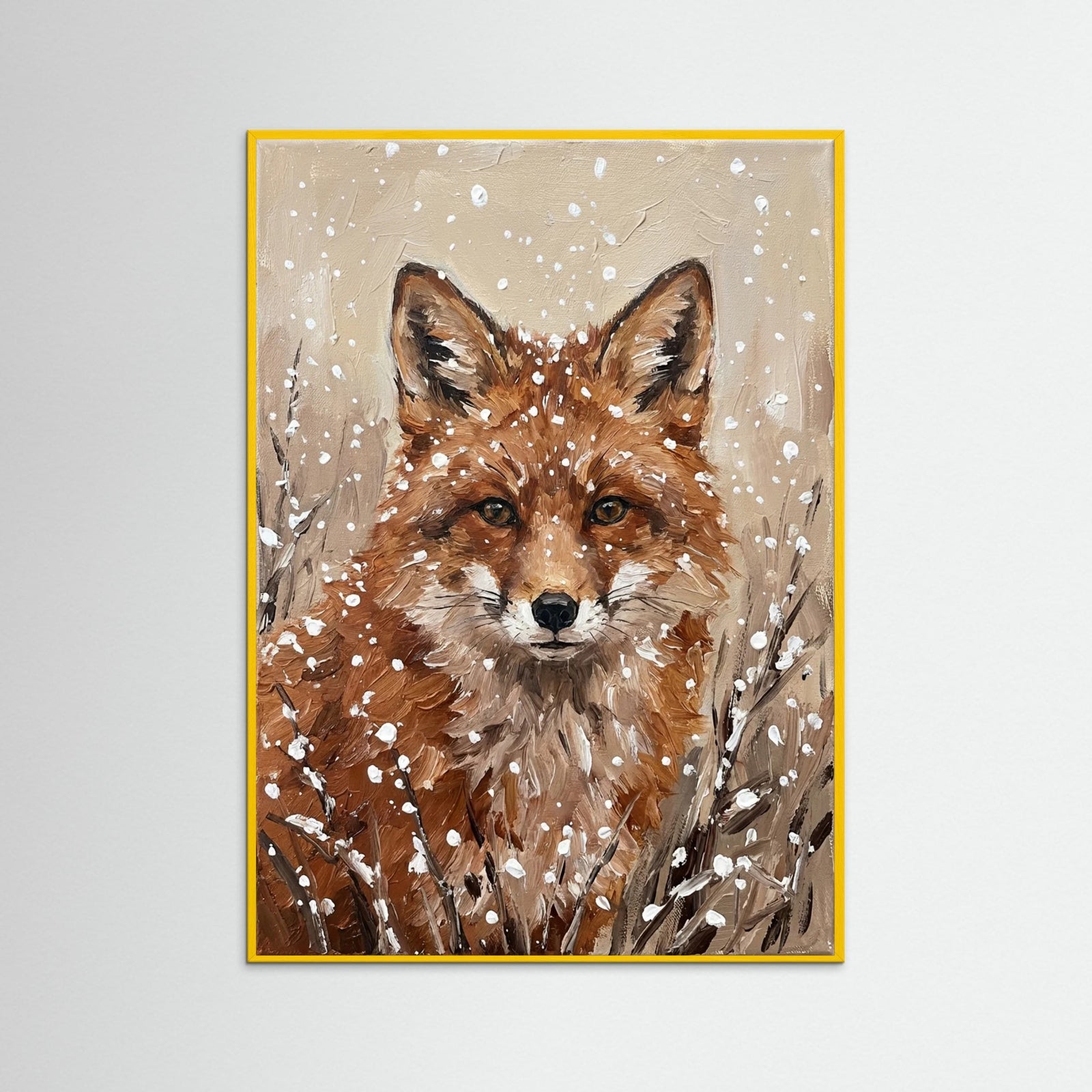 Yellow Wood Winter Fawn