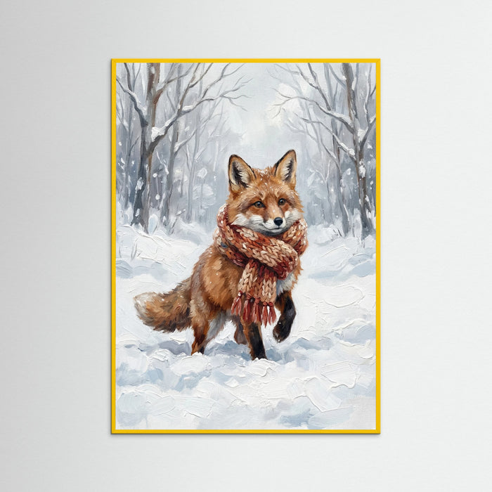 Yellow Wood Winter Friends