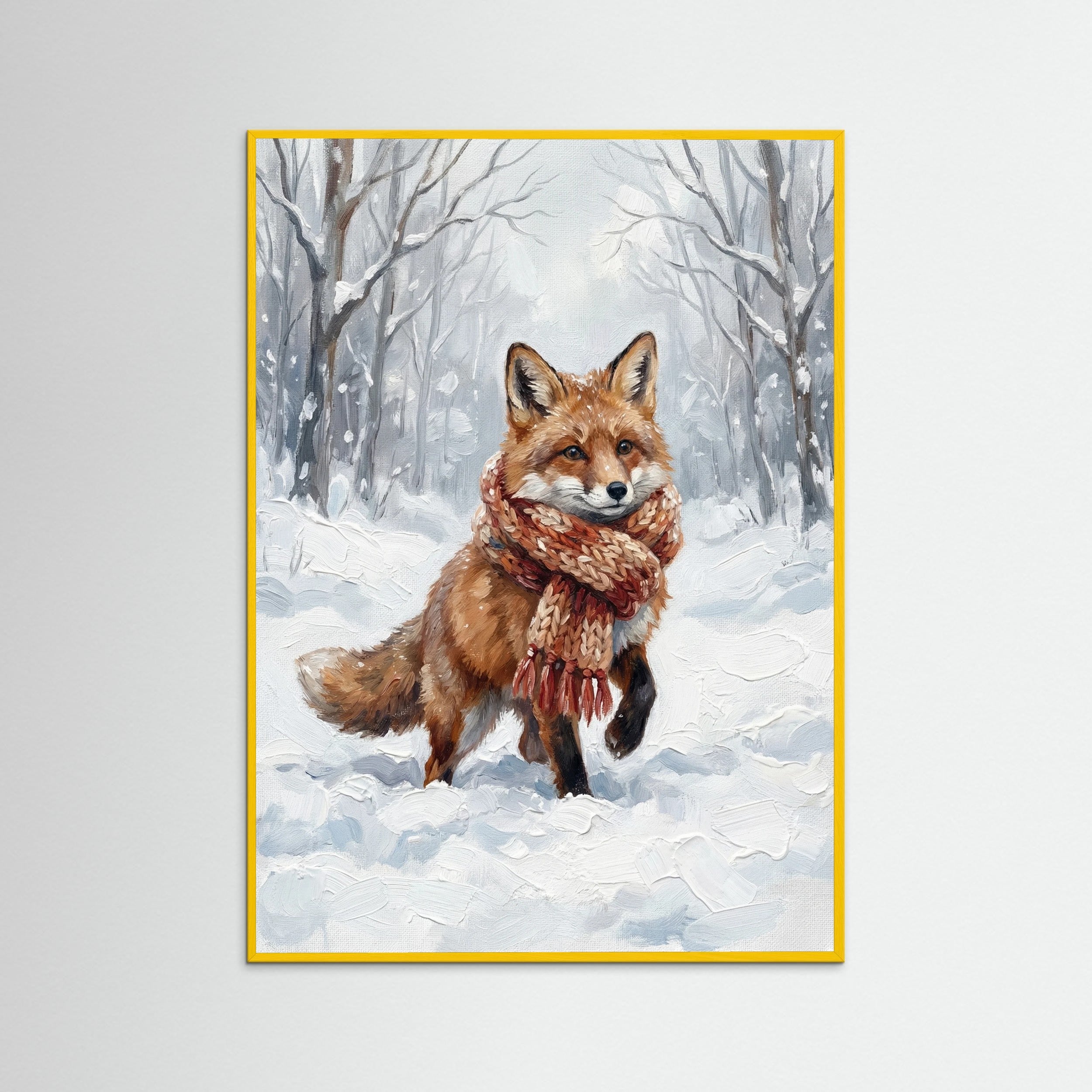 Yellow Wood Winter Friends