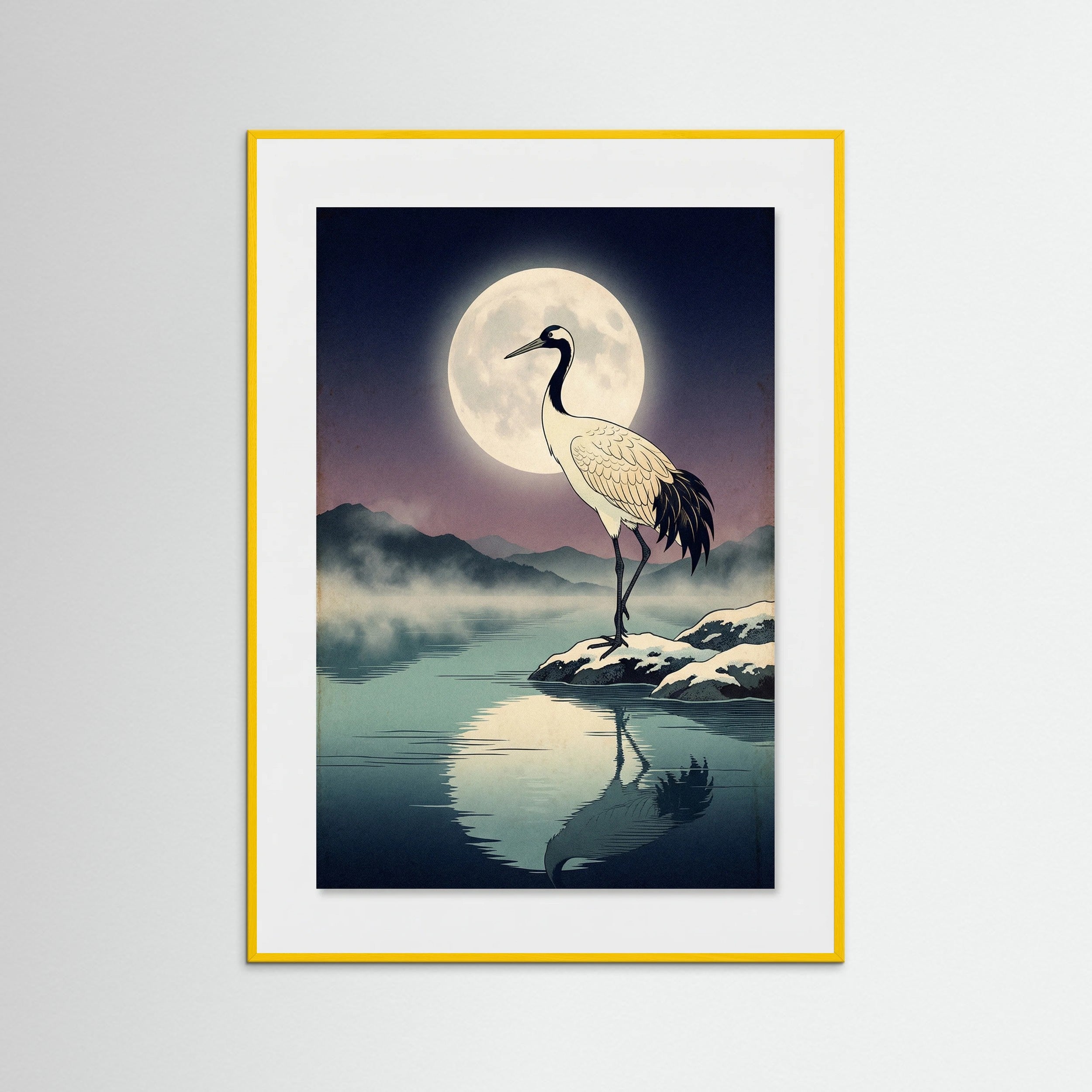 Yellow Wood Winter Heron