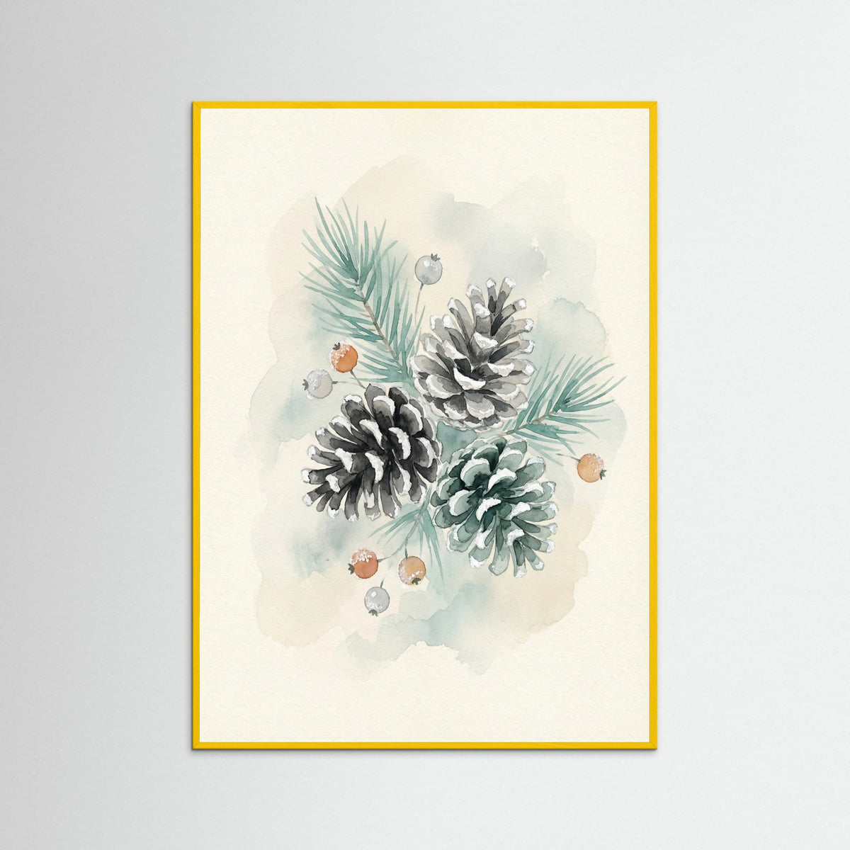 Yellow Wood Winter Songbird