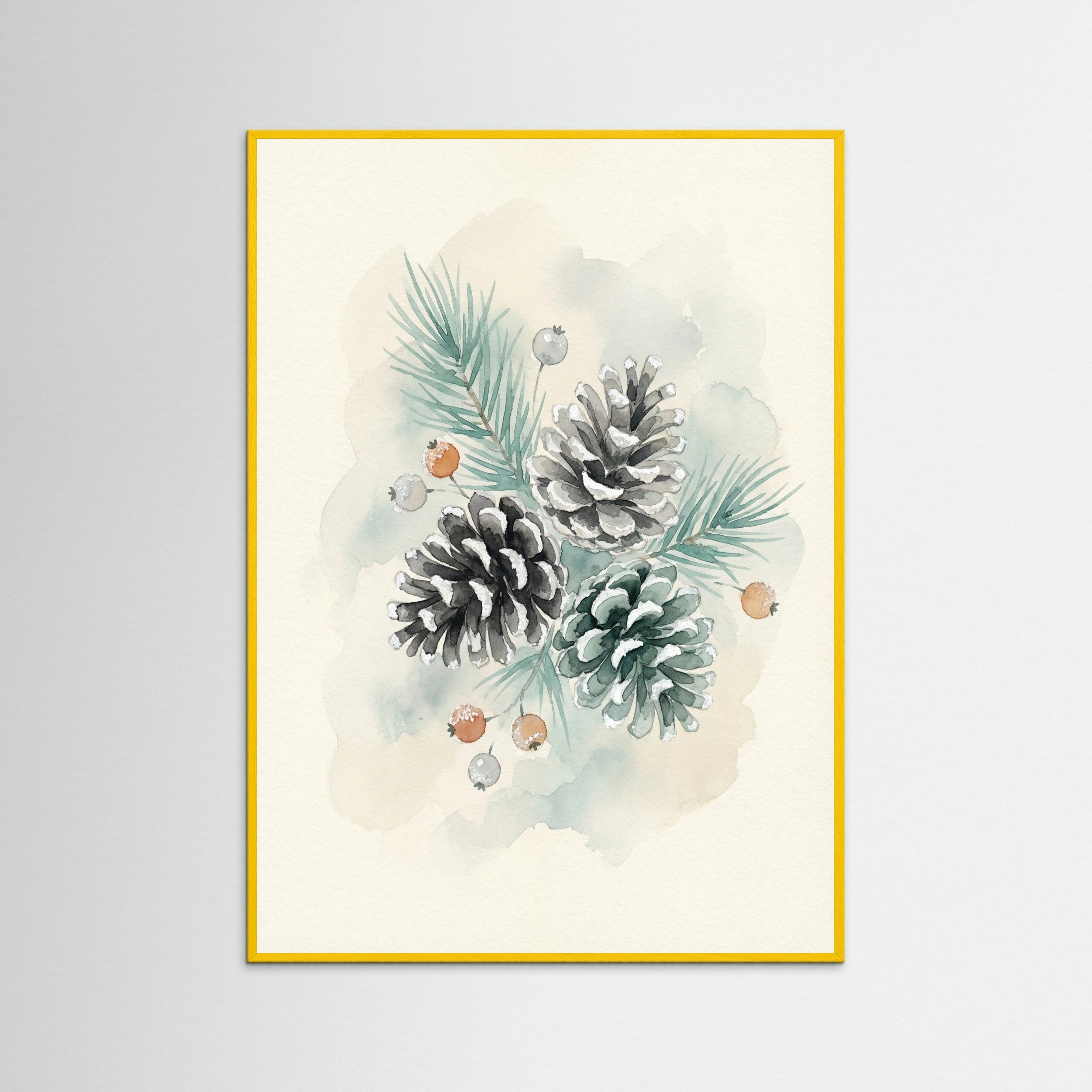 Yellow Wood Winter Songbird