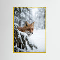 Yellow Wood Winter Stag