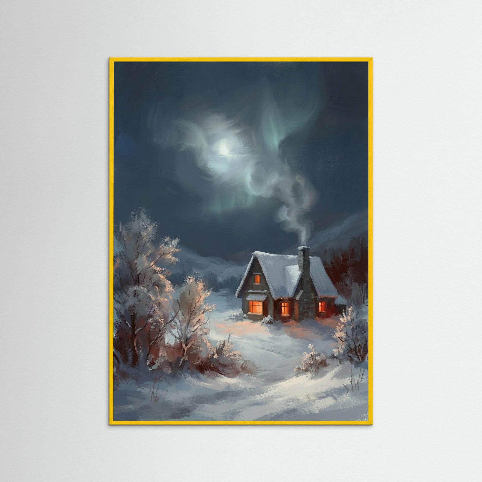 Yellow Wood Winters Embrace