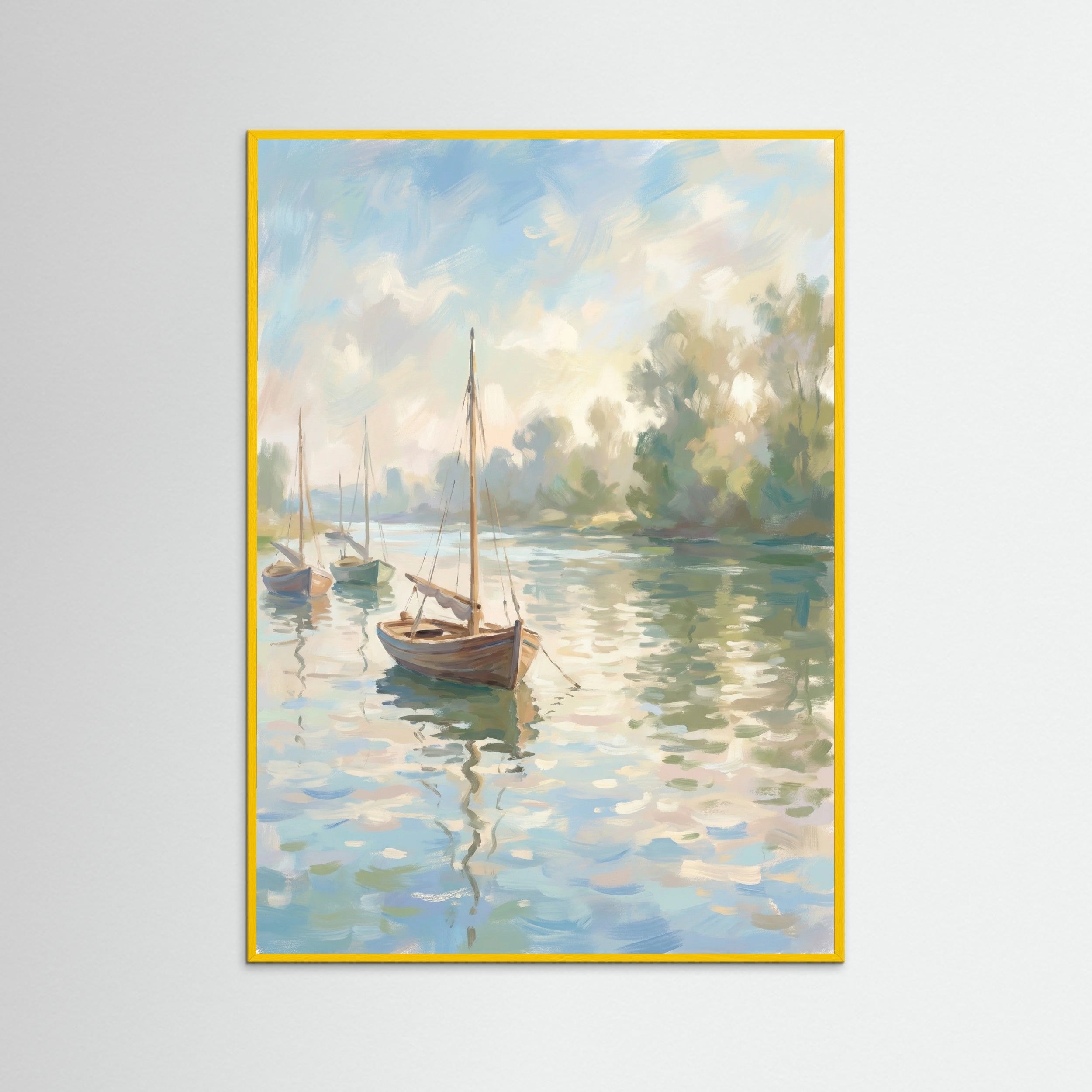 Yellow Wood Woman in Field