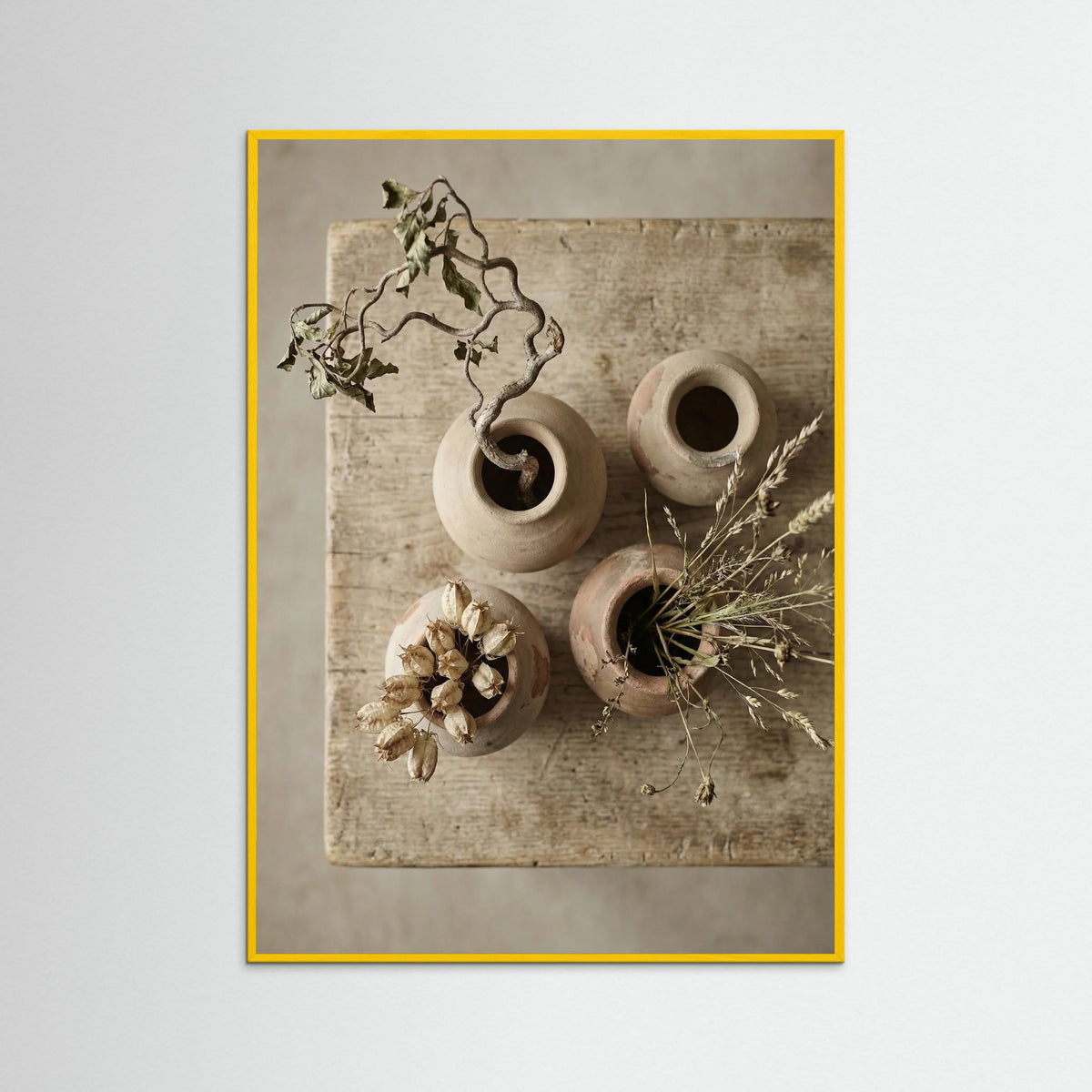 Yellow Wood Worn Flora