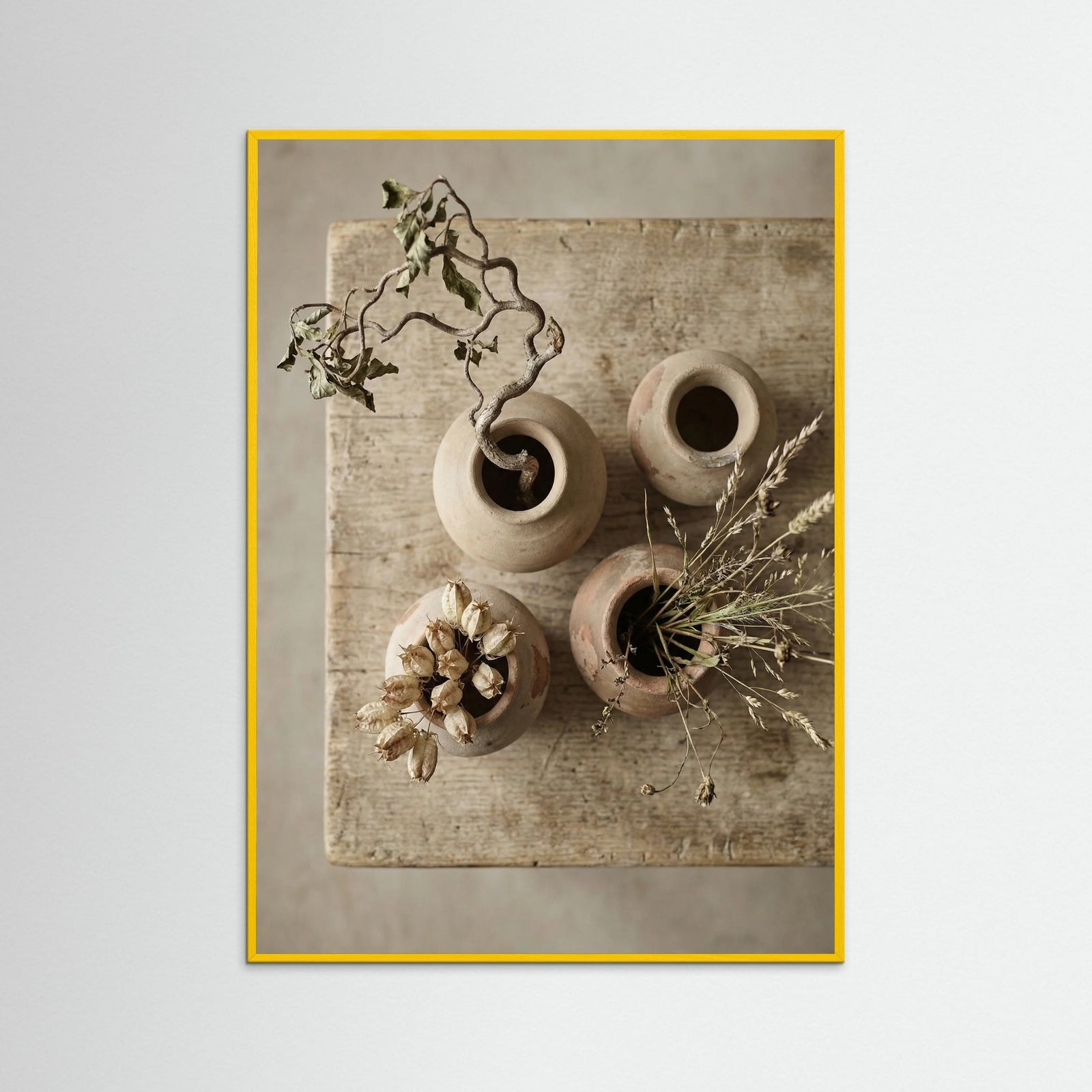 Yellow Wood Worn Flora