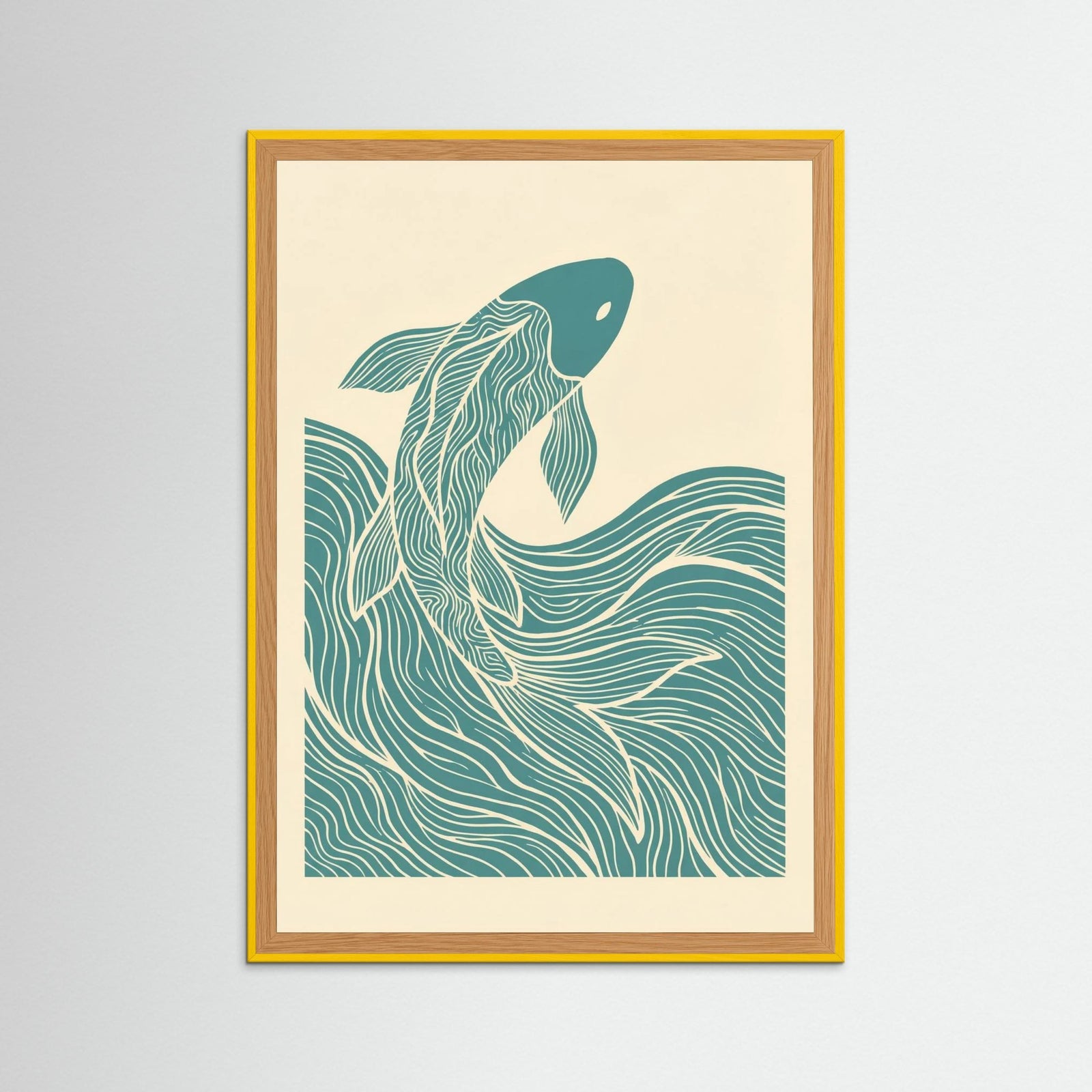 Yellow Wood Woven Flight