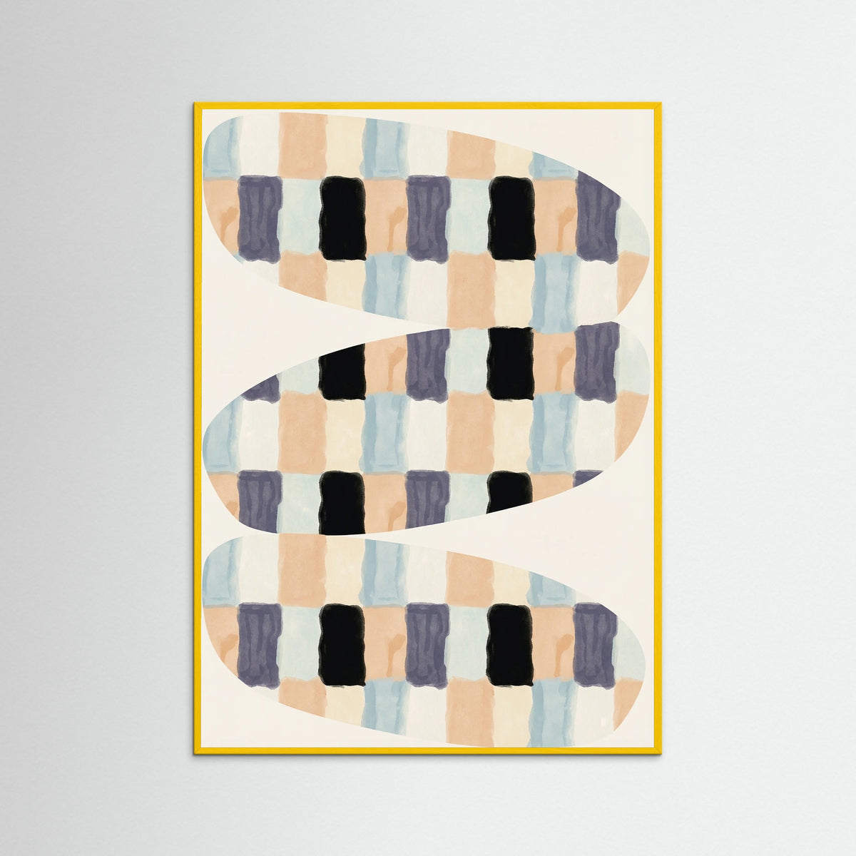 Yellow Wood Woven Flow