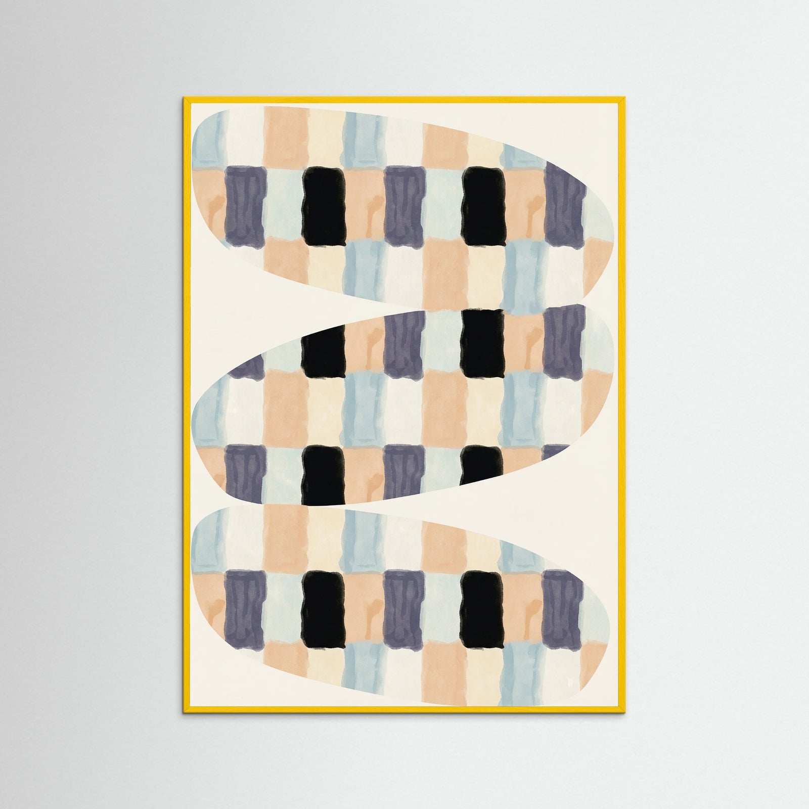 Yellow Wood Woven Flow