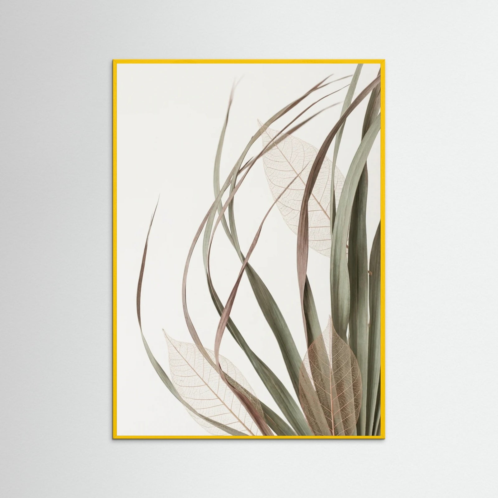 Yellow Wood Woven Petals