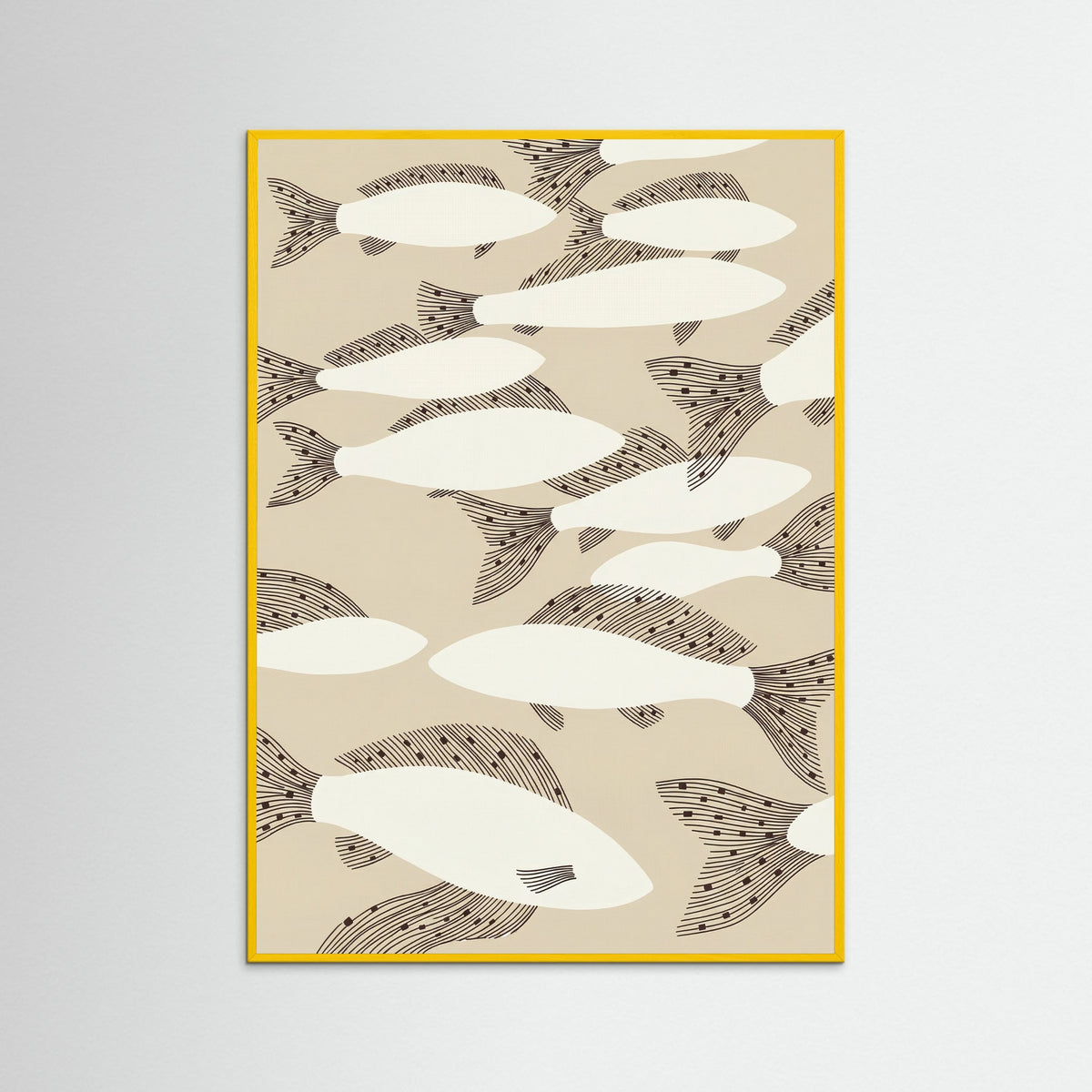 Yellow Wood Woven Wings