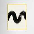 Yellow Wood Zen Strokes