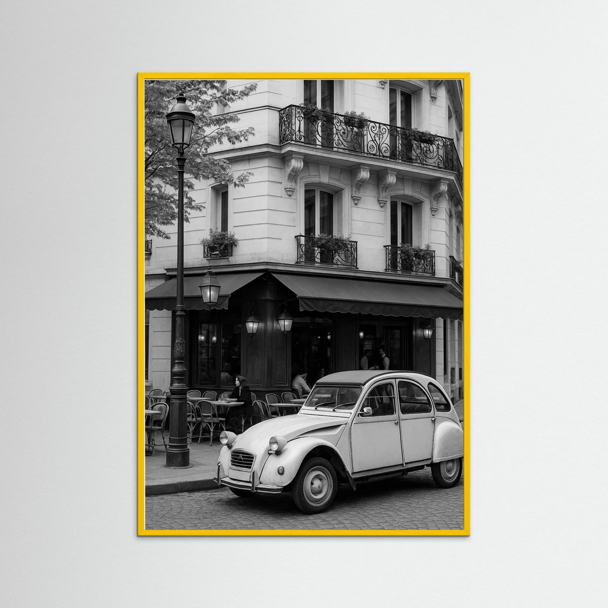 Yellow Wood photo Parisian Cafe Scene