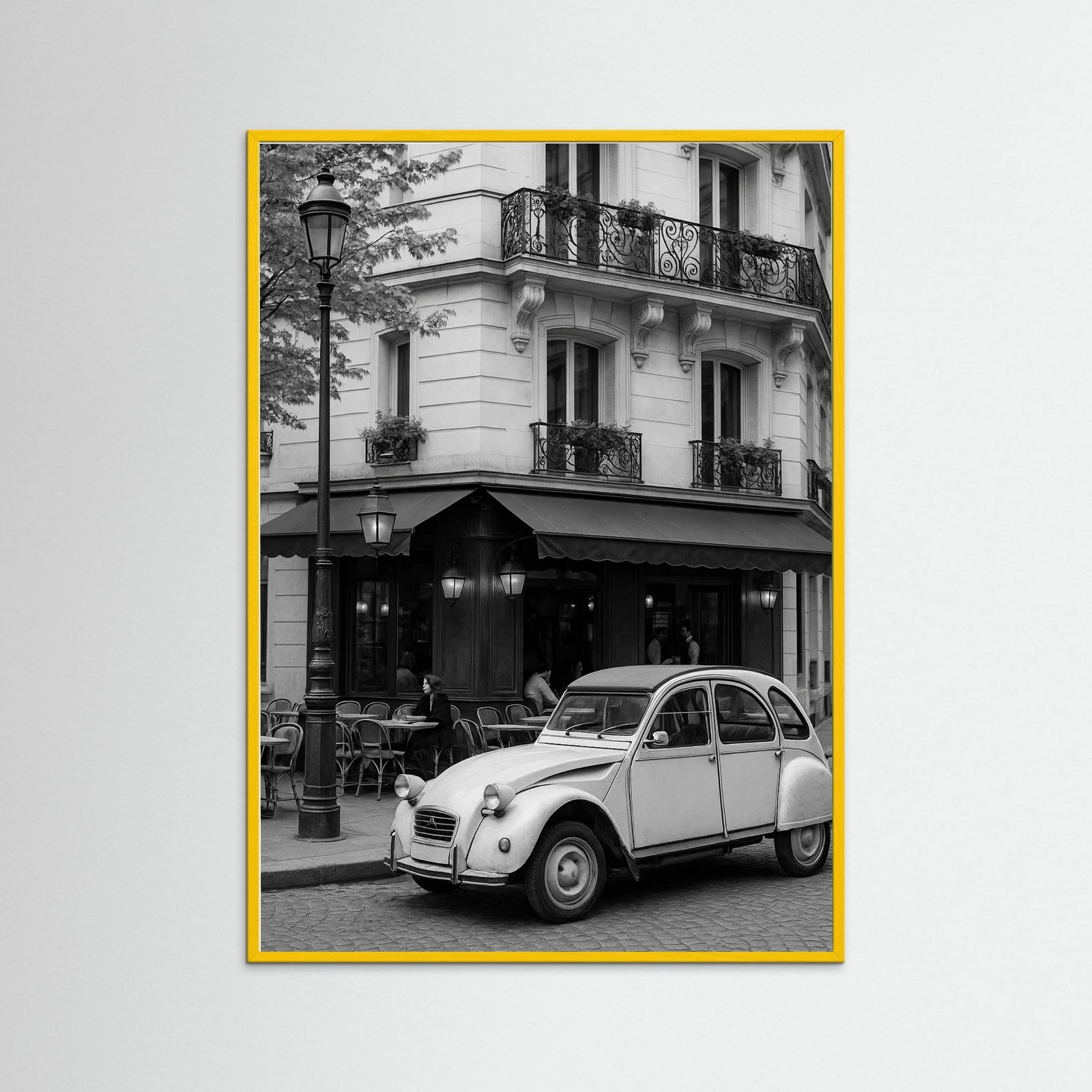 Yellow Wood photo Parisian Cafe Scene