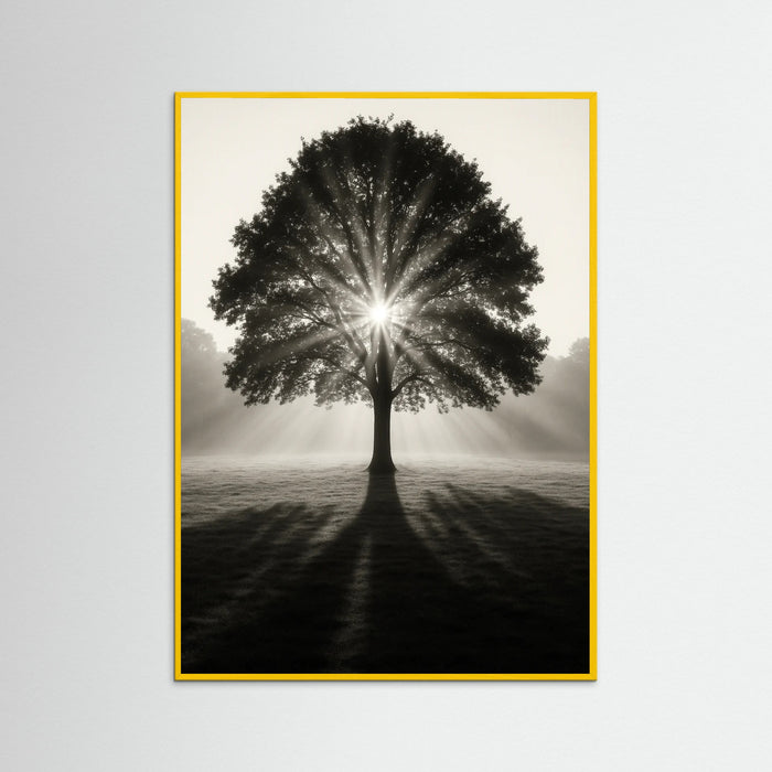 Yellow Wood photo Sunlit Tree
