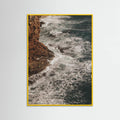 sea waves and rocks Poster – plakat og kunsttryk