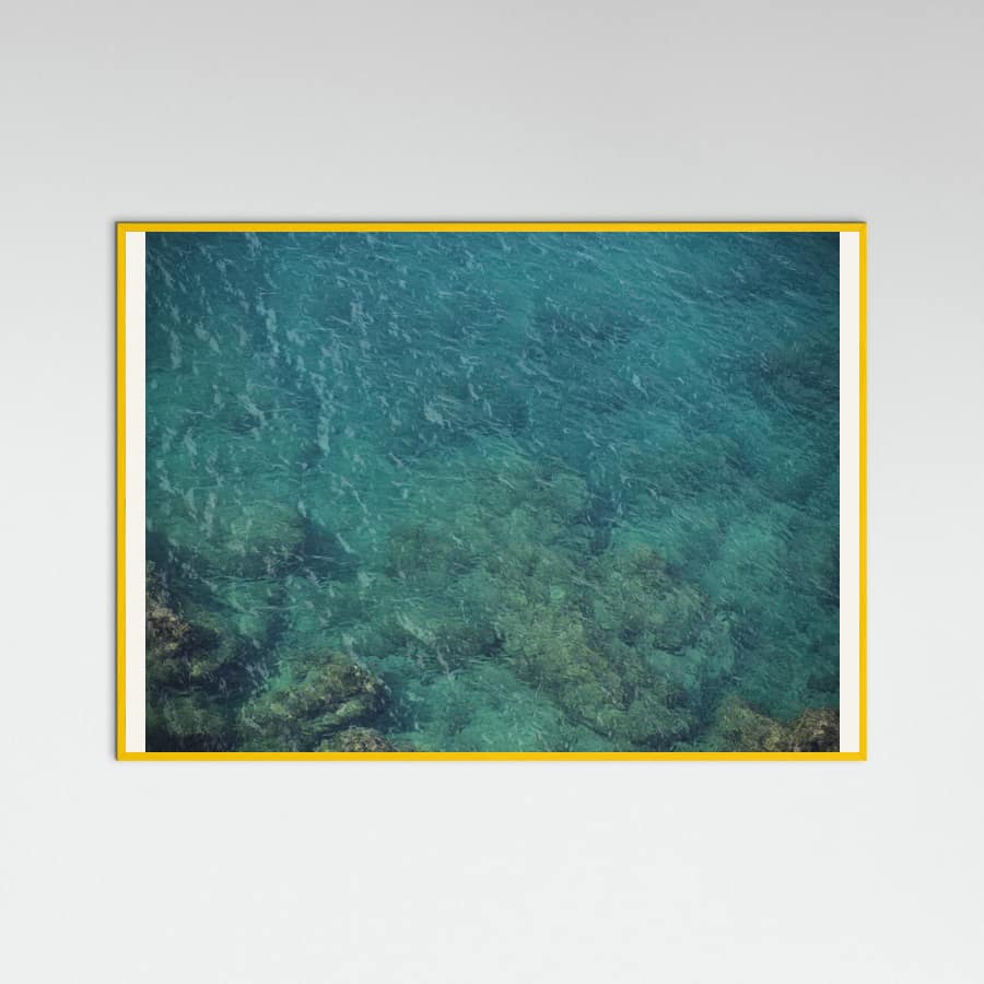 seascape and rocks Poster – plakat og kunsttryk