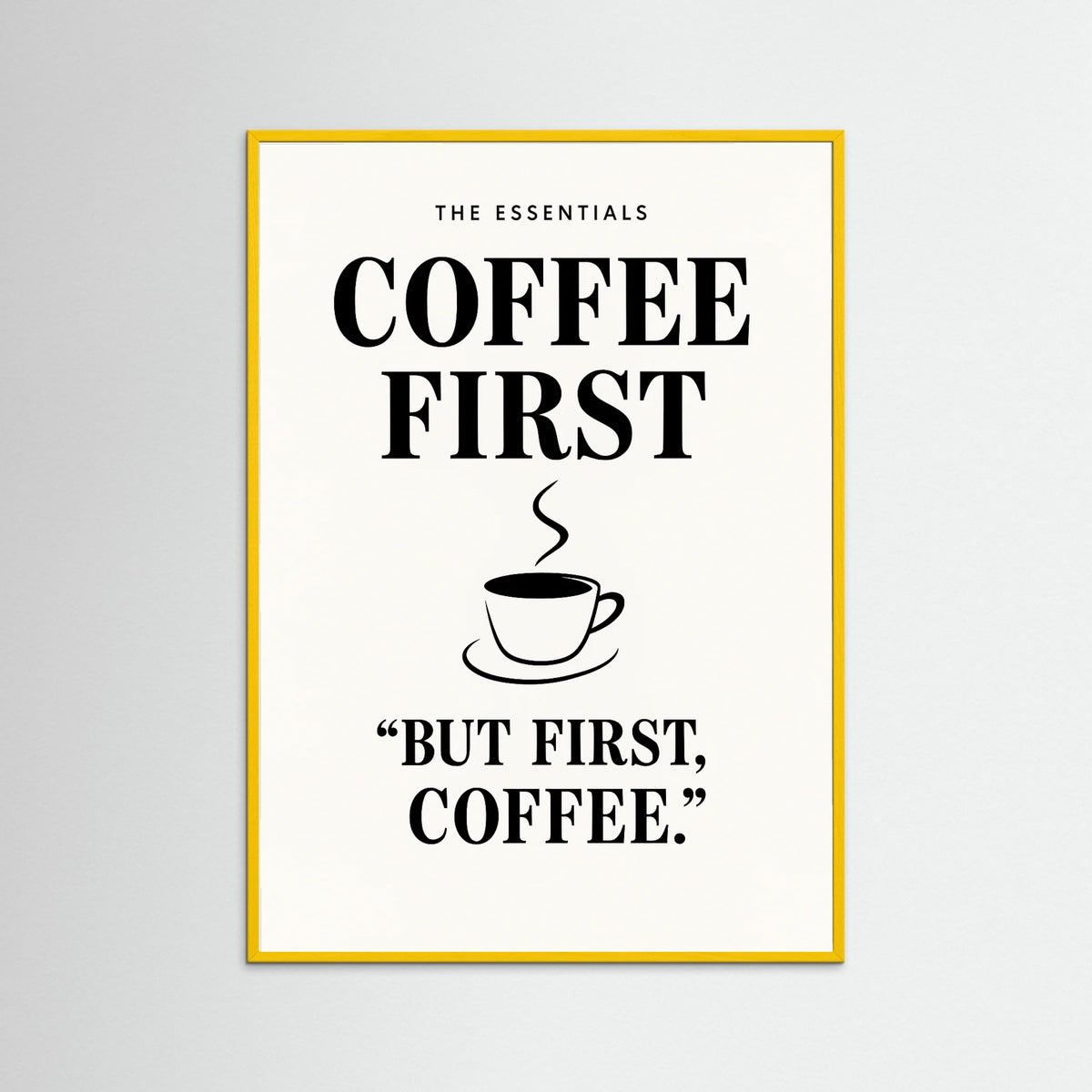 Yellow Wood text Coffee Guide