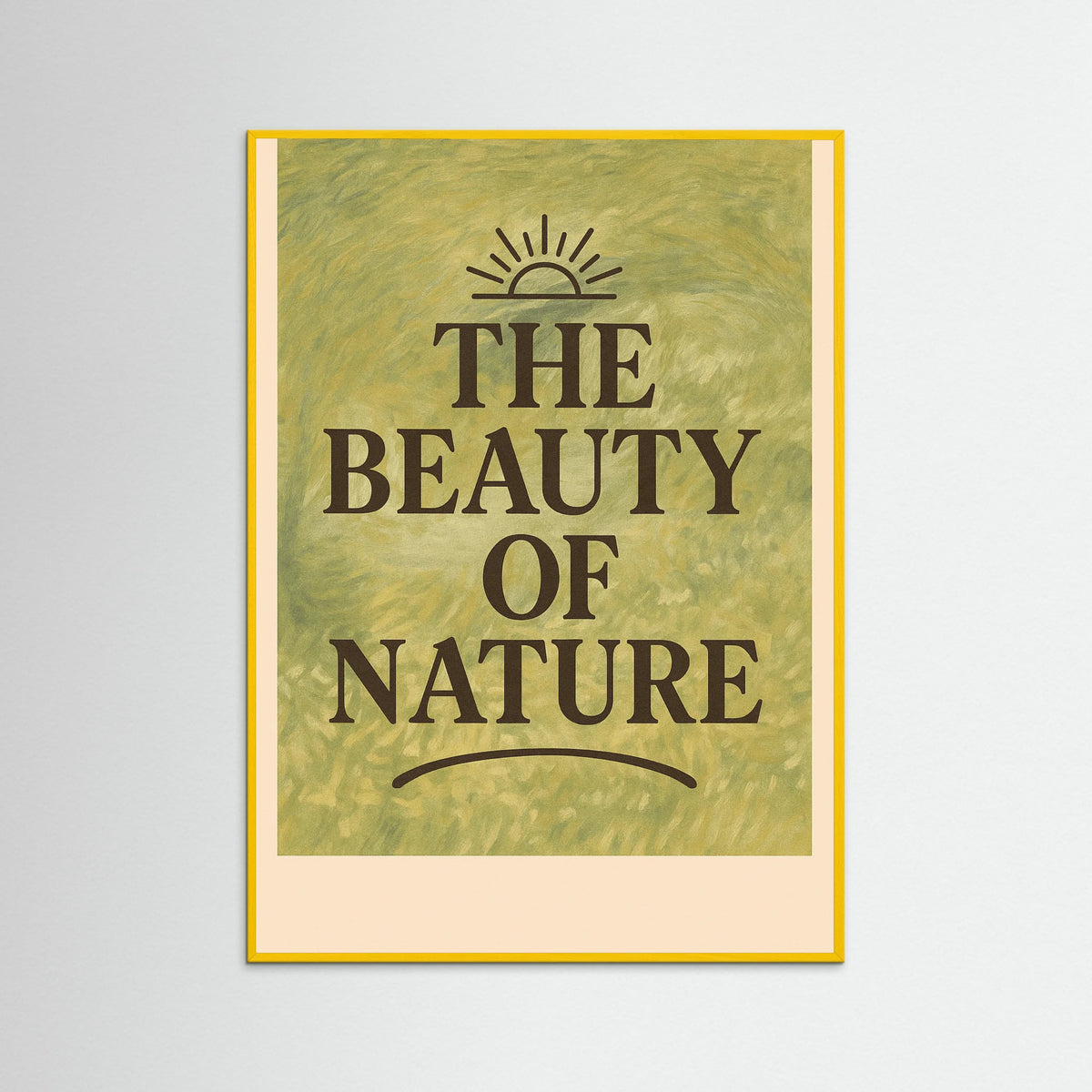 Yellow Wood text Riverbank Springtime