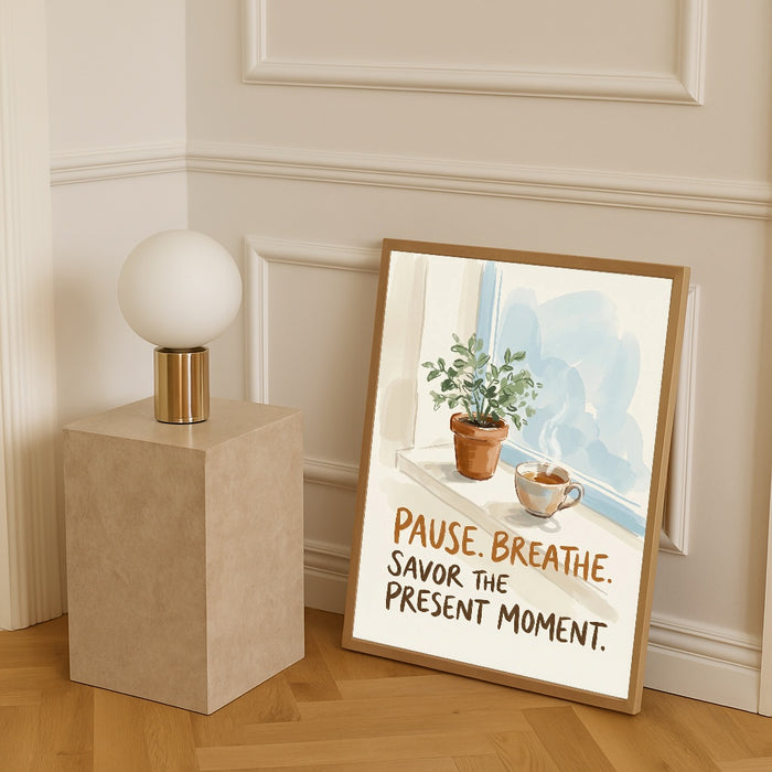 Calm Urgency – Poster und Kunstdruck