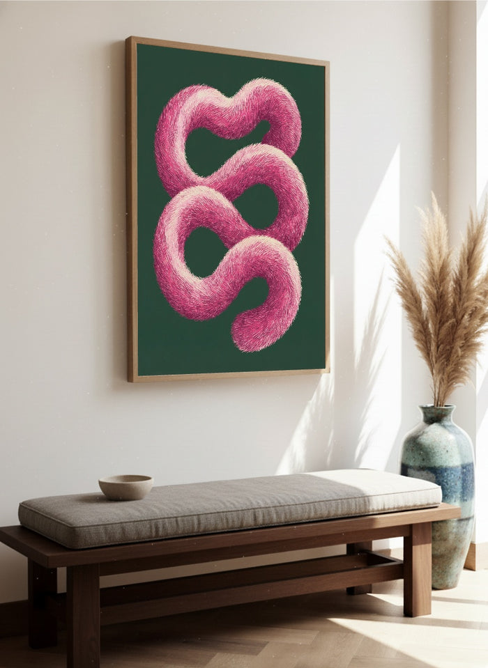Organic Bloom Green – affiche et impression d’art