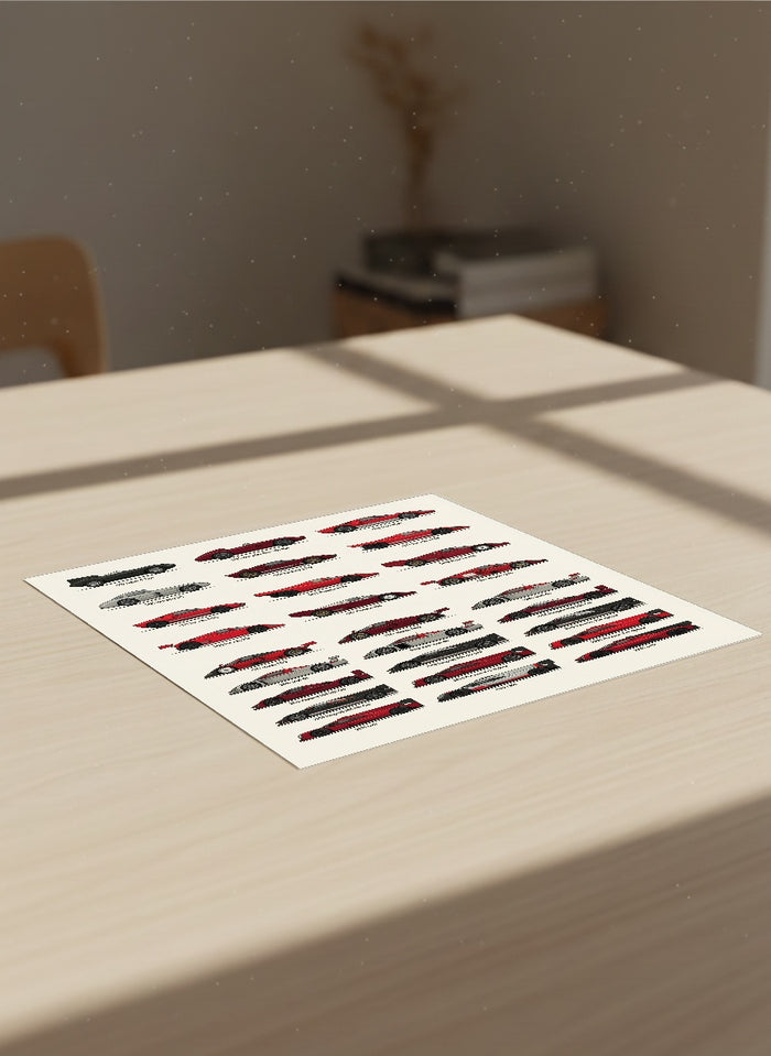 Ferrari Lineage – poster e stampa artistica