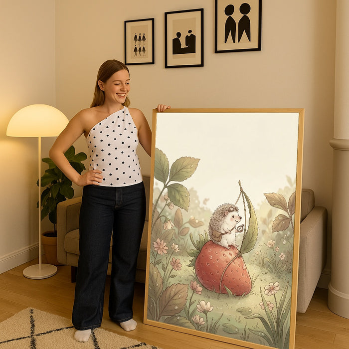 Whimsical Banana Ride – plakat og kunsttryk
