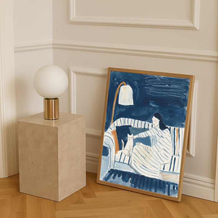 Quiet Companionship Blue – poster e stampa artistica