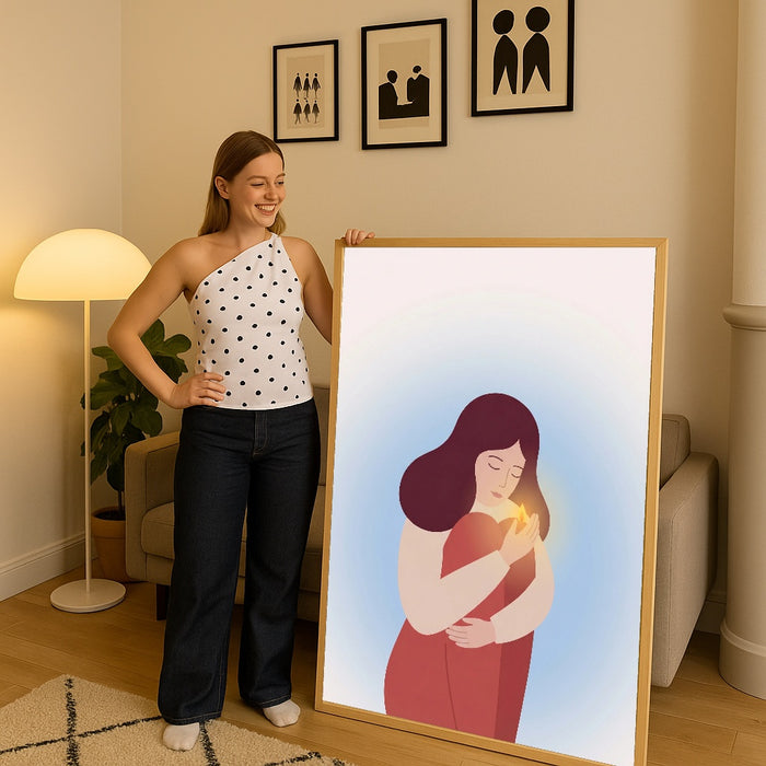 Self Embrace – plakat og kunsttryk