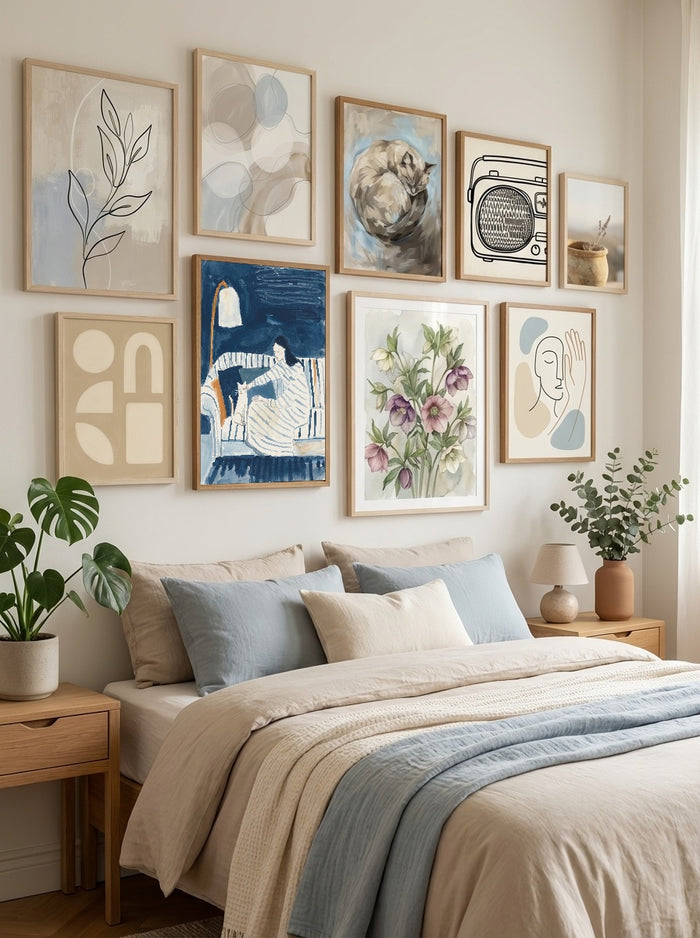 Quiet Companionship Blue – poster e stampa artistica